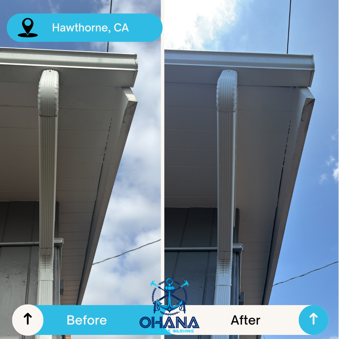 Soft wash exterior cleaning in Hawthorne