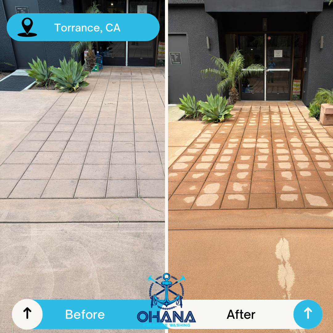 Concrete cleaning project 2