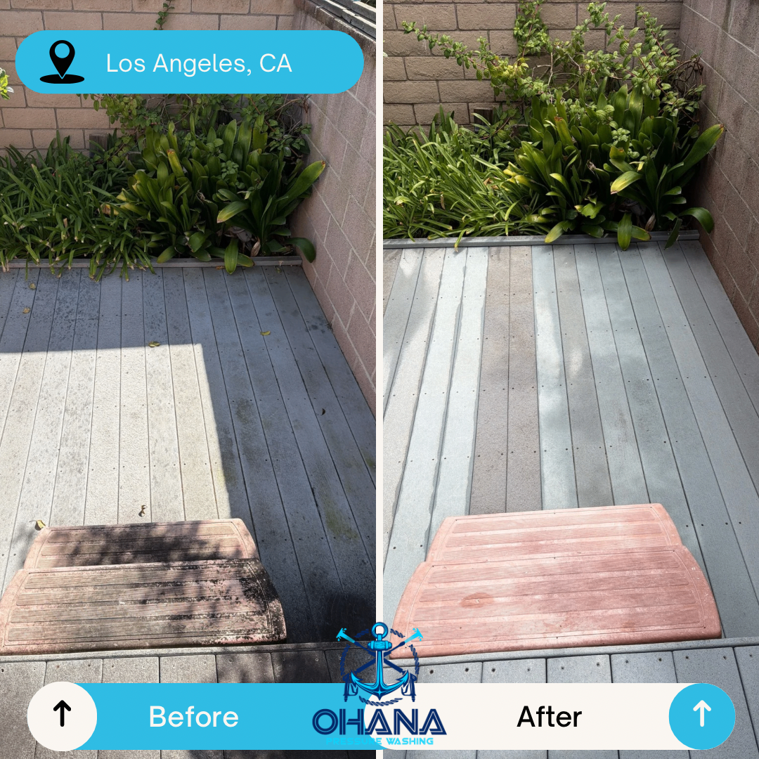 Deck cleaning project 2