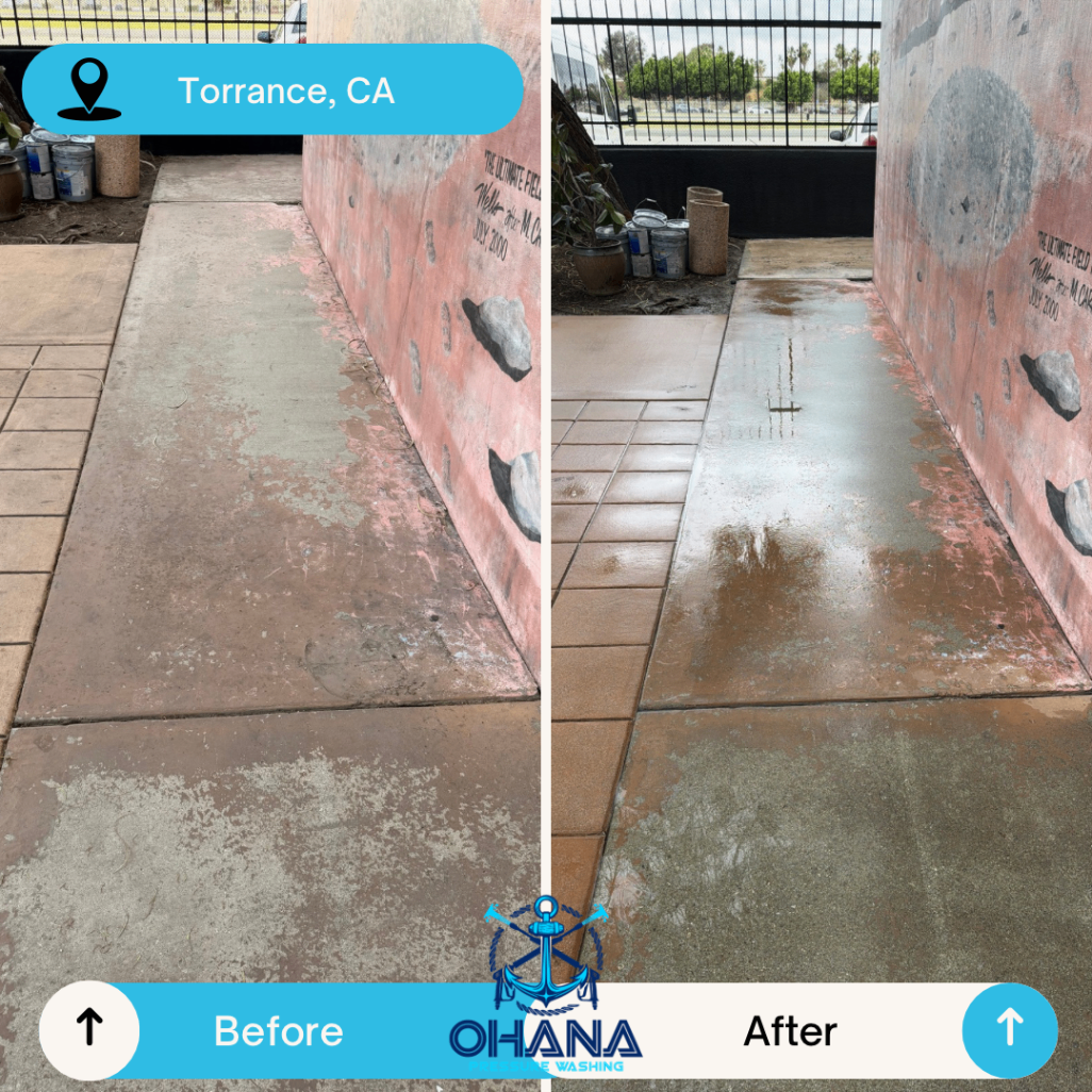 Concrete cleaning project 5